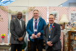 Andy with Mayor at a Windrush Front Room