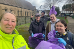 Litter Picking on South Croydon Rec today 