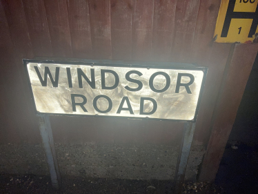 Windsor Road Sign