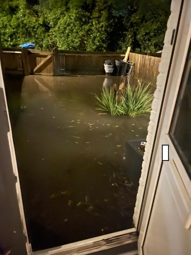 Flooding at Bourne Park Close