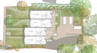 site location plan for planning application for 3 Park Road