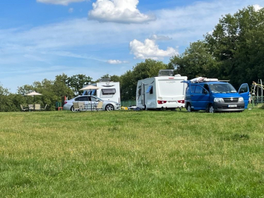 Caravans at Higher Drive 