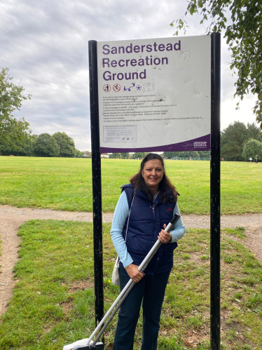 Sign Sanderstead Recreation Ground