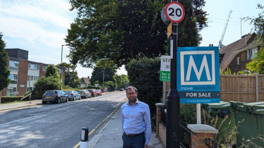 Cllr Samir Dwesar on Pampisford Road