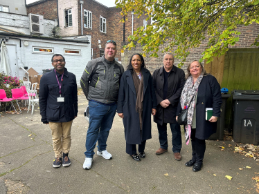 Purley Flood Visit 