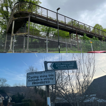 Stumps Lane and Little Roke footbridges