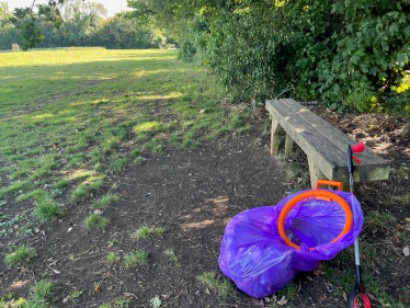 Litter pick at Higher Drive Rec