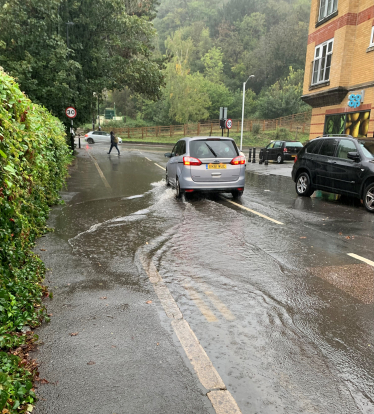 Flooding on Hayes Lane