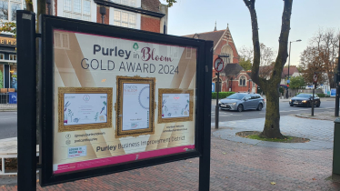 Purley in Bloom Gold Award