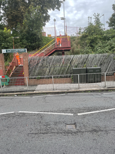 Network Rail improvements to steps to South Croydon Station