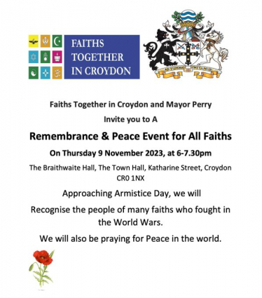 Croydon Interfaith Remembrance 2023