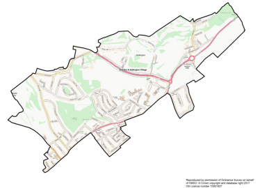 Map of Selsdon and Addington Village ward