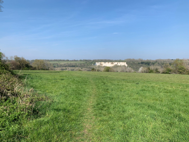 View from Kenley Common to Riddlesdown Common