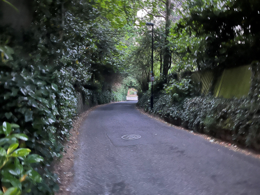 Station end of Hayes Lane