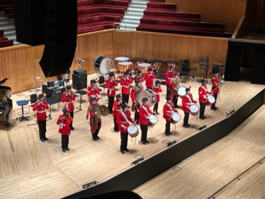 Whitgift Cadet Corp drummers