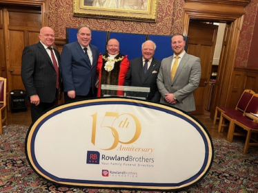 Rowland Brothers family with Executive Mayor Jason Perry and Civic Mayor Cllr Tony Pearson