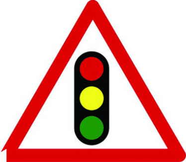 Purley Downs Road traffic lights